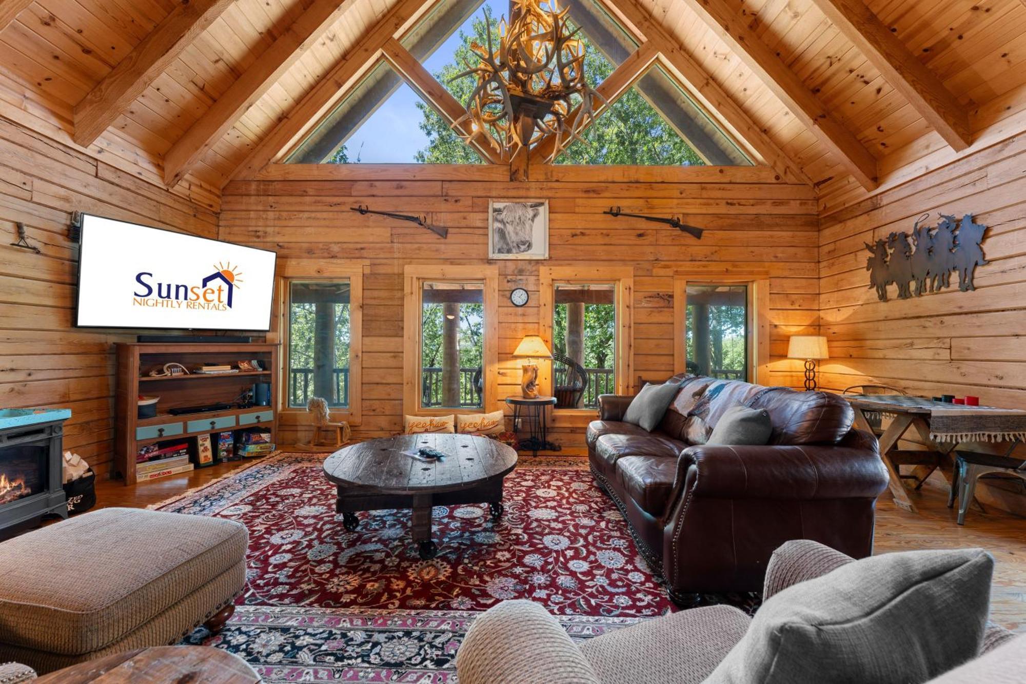 The Lazy K Cabin Cabin Μπράνσον Εξωτερικό φωτογραφία