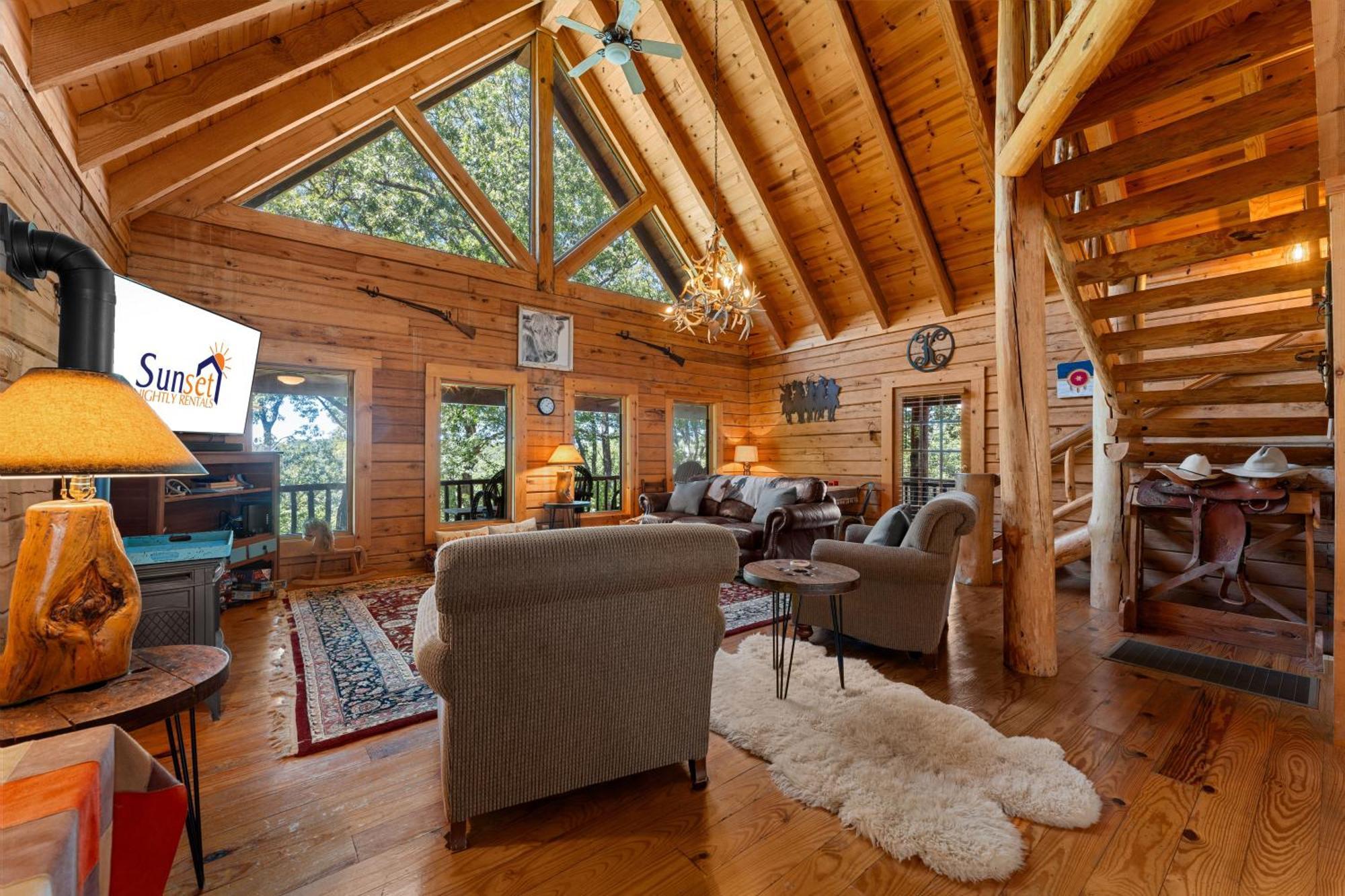 The Lazy K Cabin Cabin Μπράνσον Εξωτερικό φωτογραφία