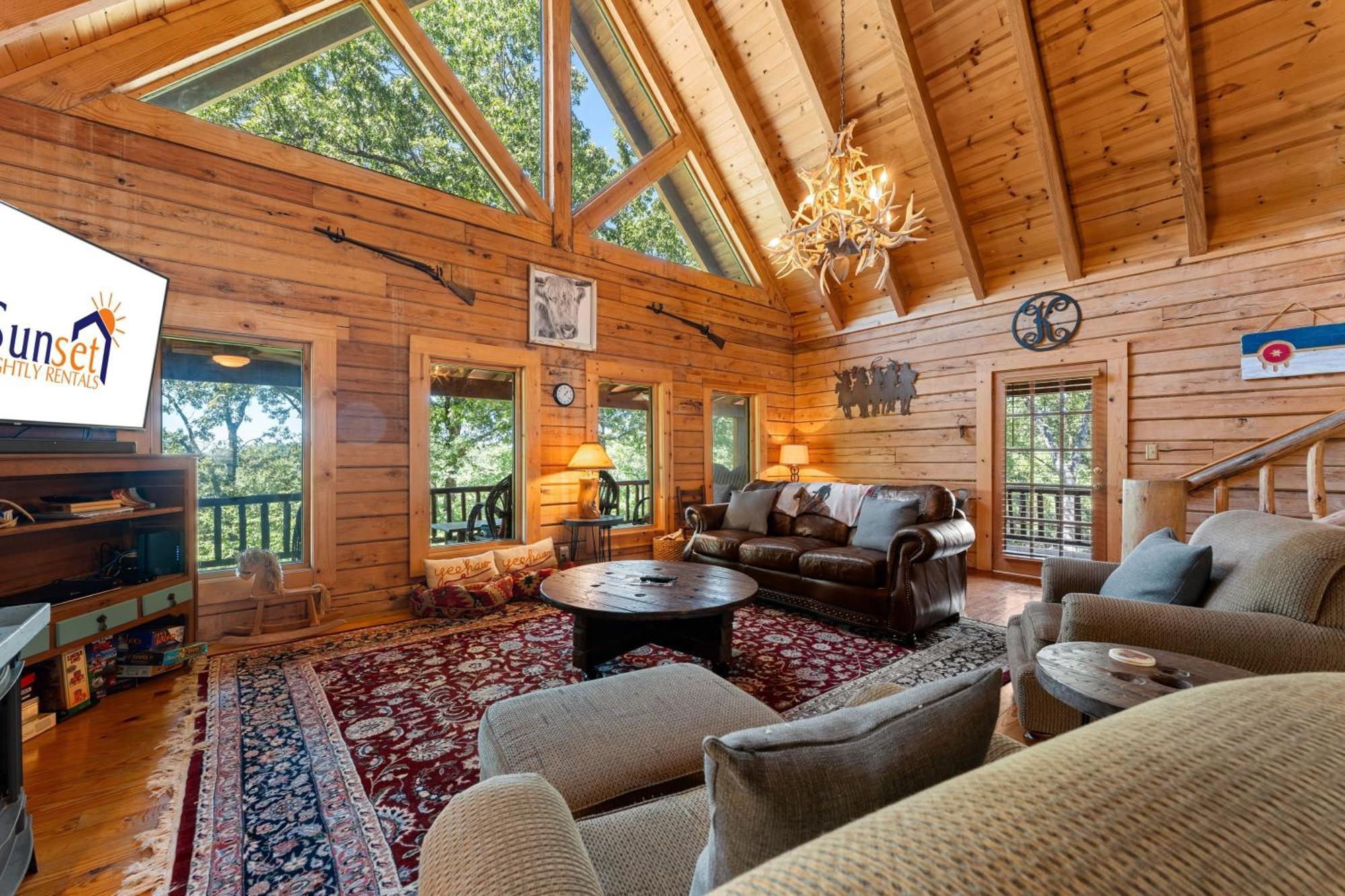The Lazy K Cabin Cabin Μπράνσον Εξωτερικό φωτογραφία